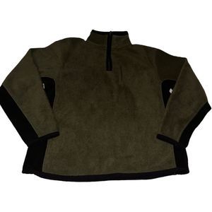 Gap kids Fleece Jacket army green  and black Sz 𝐗𝐋 12